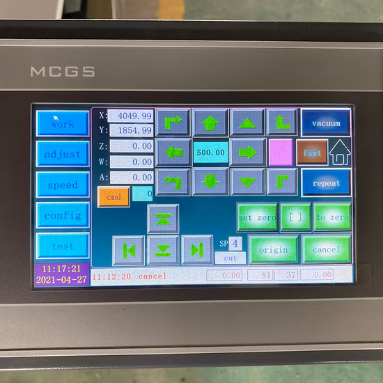 CNC-Maschine Digitales oszillierendes Messer Schwammschaumgummi PVC-Lederschneidemaschine Stoffschneider Textilmaschine Herstellung von Stoffschneidemaschinen