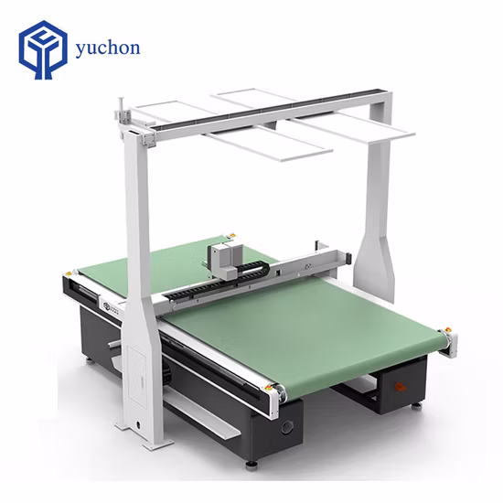 Genuine Leather Natural Skin Knifr Cutting Machine for Making Shows and Bags Automatic Cutting Machine