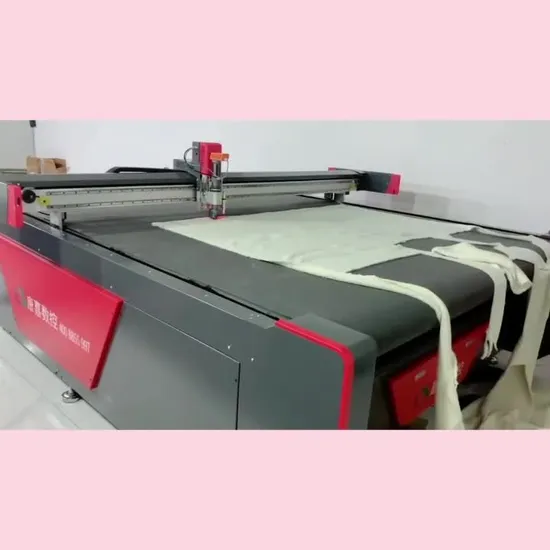 Hersteller CNC-Maschine Automatische Stoffschneidemaschine mit oszillierendem Messer