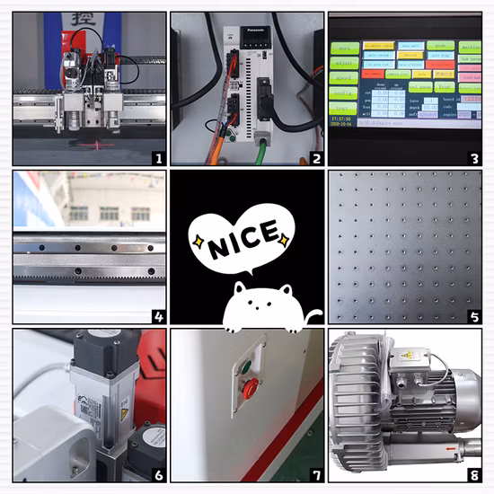 Hersteller Heißer Verkauf CNC Oszillierende Messer Stoff Stoff Leder Textil Bekleidung Bekleidung Gummi Schwamm Schaum Sitzbezüge Schneidemaschine für Auto Fußmatten